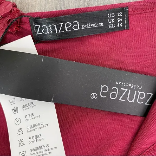 Zanzea‎ Maxi Slip Dress Maroon Red 12 Sleeveless - Image 10