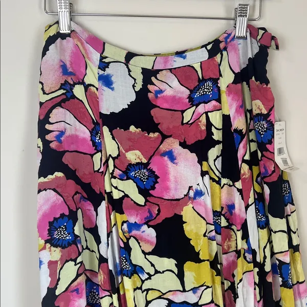NWT‎ Free People Maxi Skirt Side Slit Flowy Size 8 - Image 3