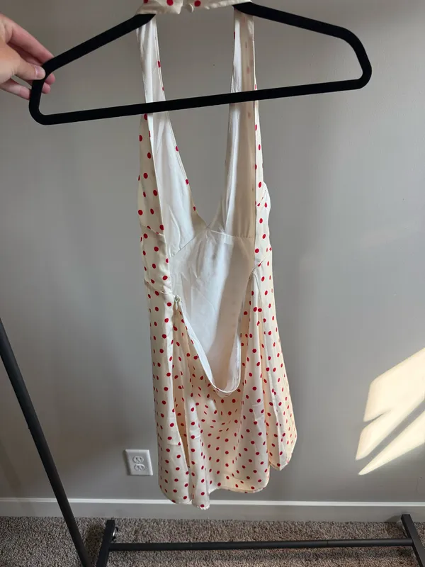 Peppermayo Polka Dot Mini Dress - Image 2