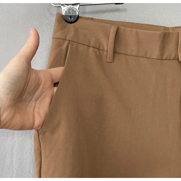 Worthington Bermuda Trouser Short Size 6 Camel Tan Dressy Career Preppy Twee Y2K - Image 3