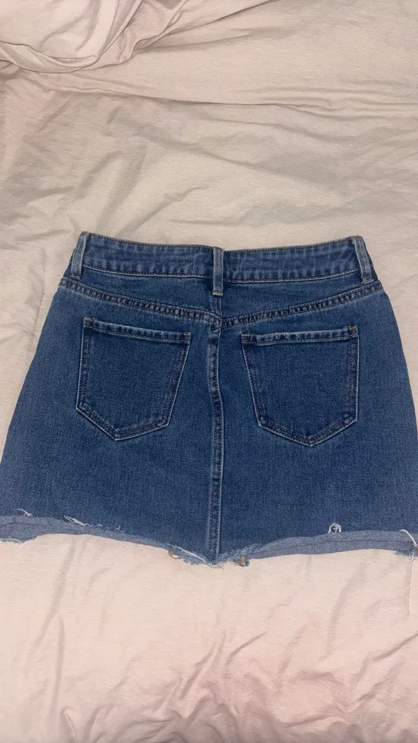 PacSun Jean Skirt Mini Denim Blue - Image 2