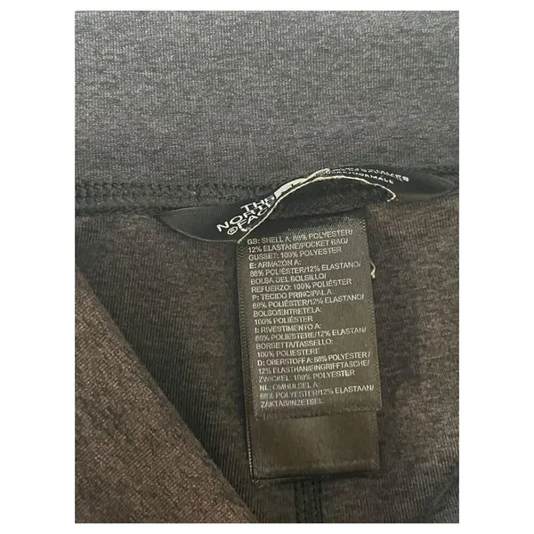 The North Face Leggings Womens S Ankle Pants Logo Stretch Pull On Yoga Gray - Image 5
