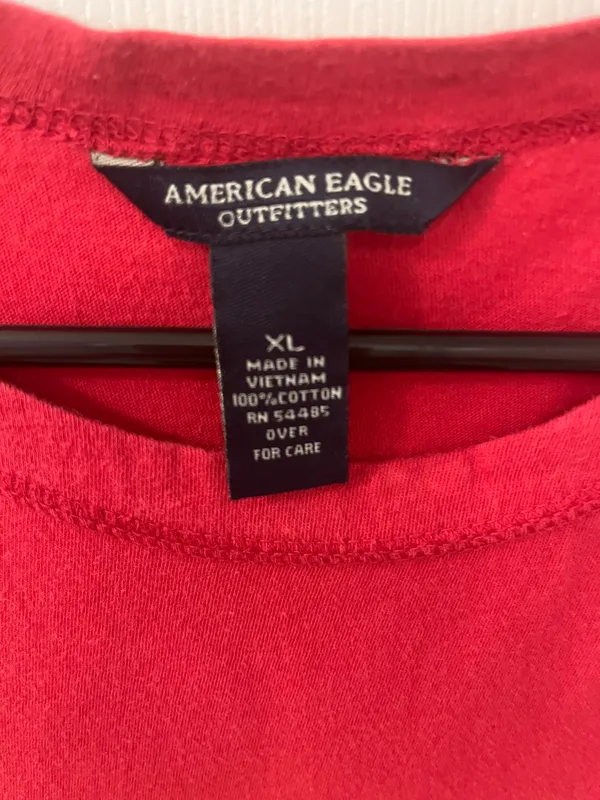 Outfitters Red Size XL Red Short Sleeve Shirt - Image 2