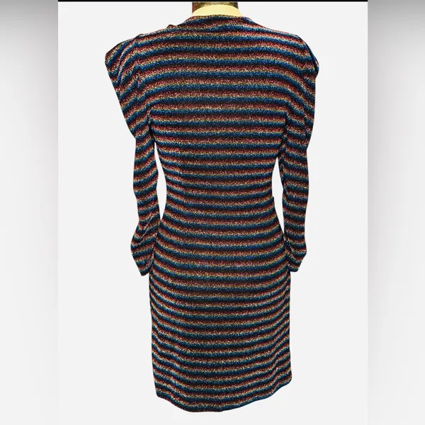 Sugar Lips Sparkle Wrap Special Occasion Dress‎ Women’s Size Medium Multicolored - Image 4