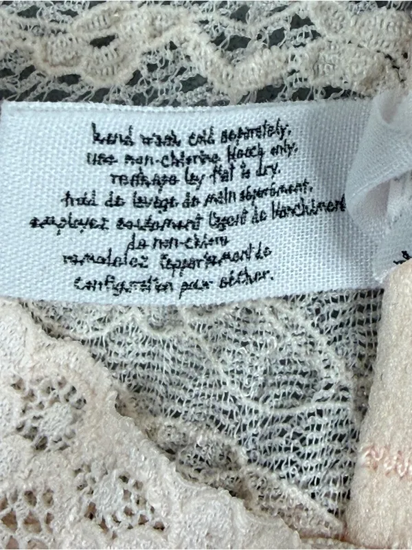 Free People Intimately Lace Bandeau Bralette XS Soft Pink NWT - Image 5