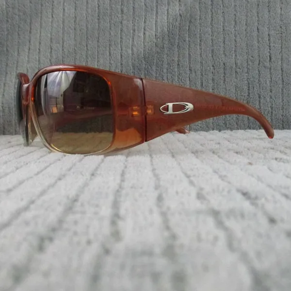New Divine Eyewear Vixen Orange Fade/Amber Gradient Sunglasses NWT Women's - Image 2