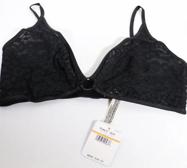 Free People NWT x revolve Toni Bralette In Black - Image 4
