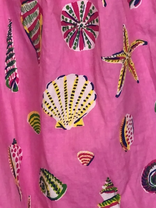 NWT Printfresh Size Medium 100% Organic Cotton Pink Beachcomber Shore Dress NEW - Image 6