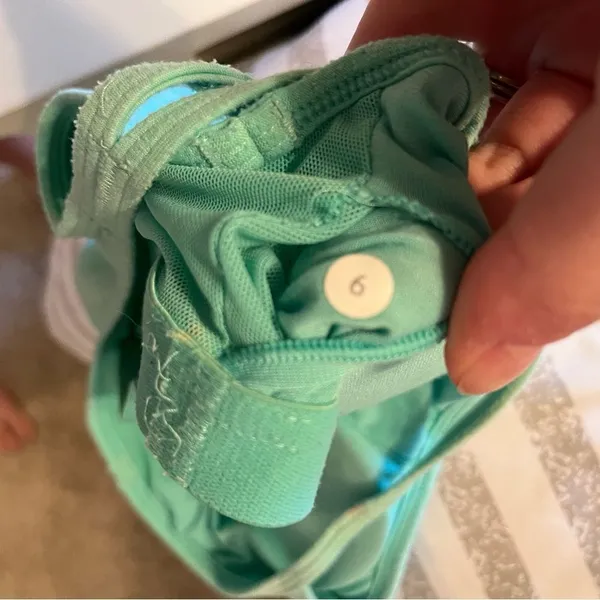 Lululemon Mint Dotted Power Y Tank - Image 3