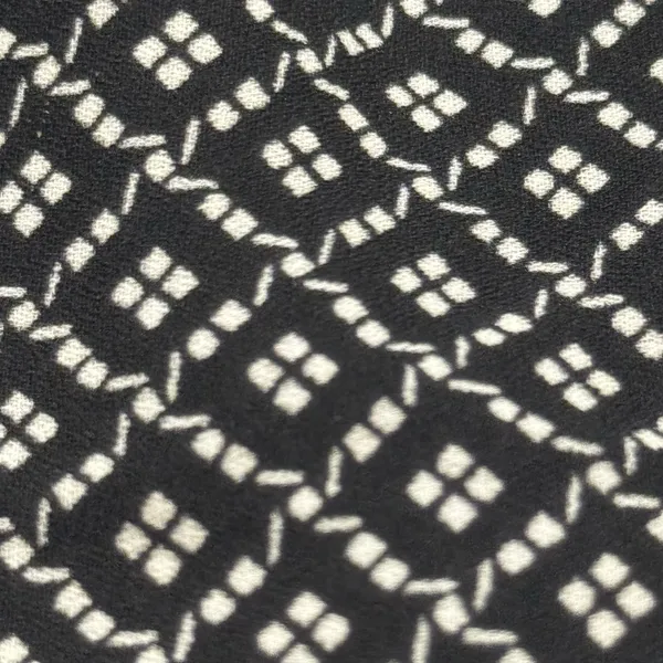 LOFT Black White Mixed Print Long Sleeve Tunic Top Women’s Medium - Image 6