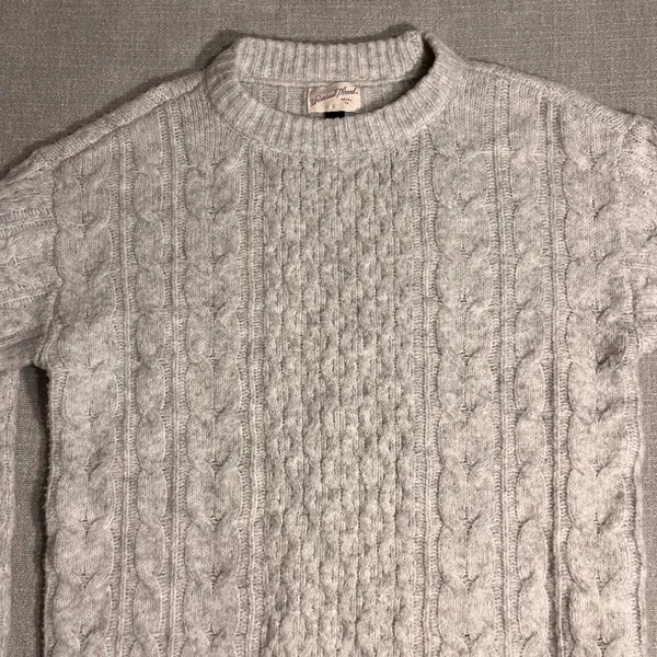 Universal Thread‎ Women Cable Knit Sweater Dress Light Gray XS - Image 2