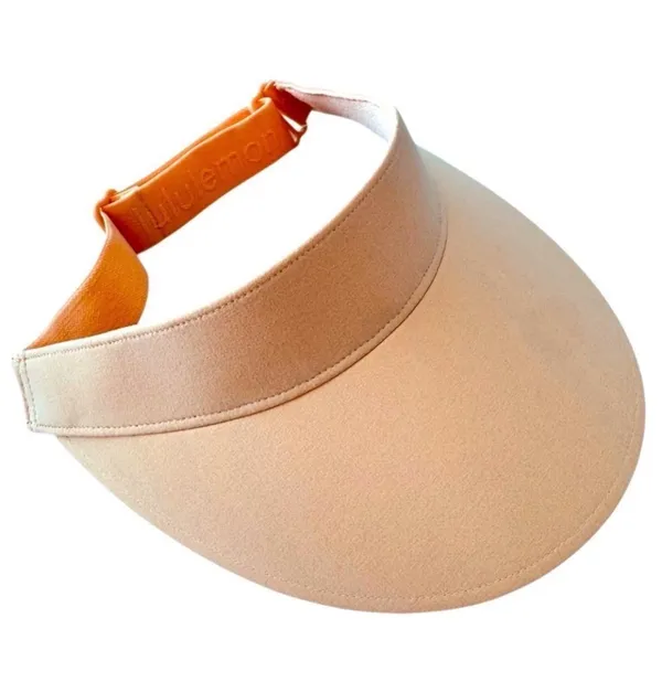 Lululemon Womens Fast Paced Wide Band Running Visor Rock Melon - Image 5