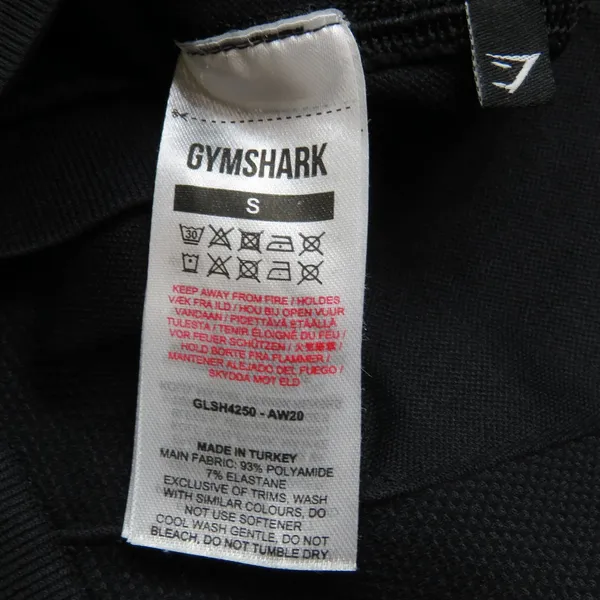 Gymshark Flex Cycling Shorts Black High Rise Biker Shorts Small Logo Biker Short - Image 9