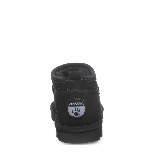 BearPaw Super Shorty Booties in Black, NWT, Size 7 - Image 5