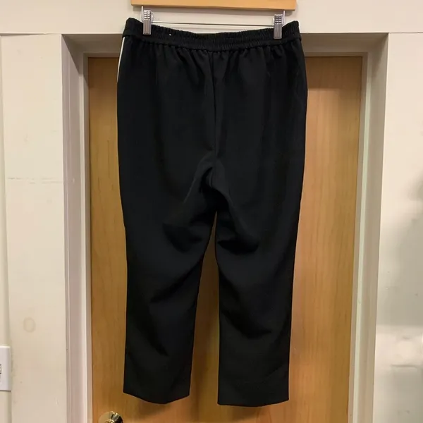 Ann Taylor Black Pants with Side Stripe size 10P - Image 2