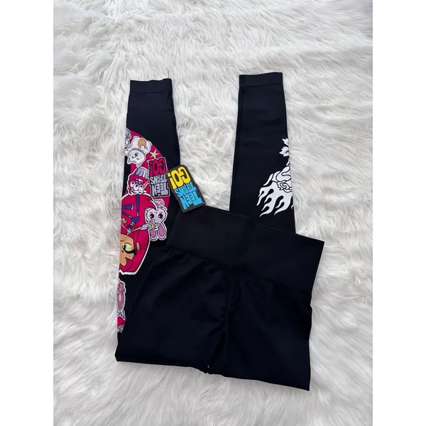 Civil Regime Teen Titans Go Starfire Kelly Seamless Leggings Size Medium - Image 5