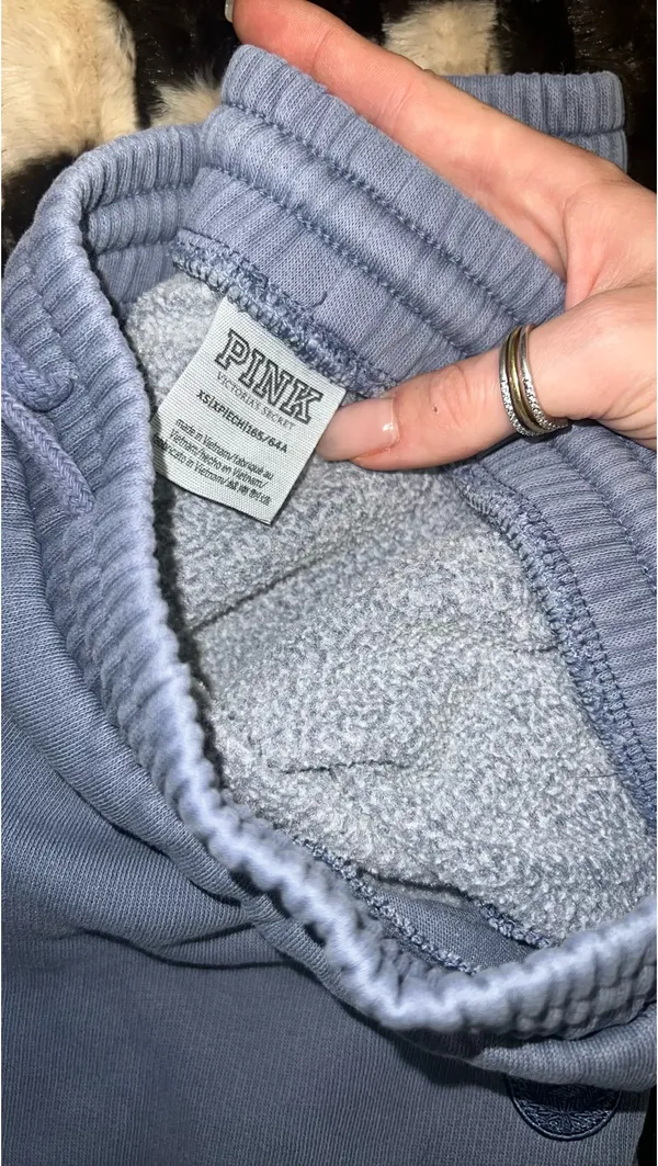 PINK Victoria's Secret Sweatpants blue jogger - Image 2