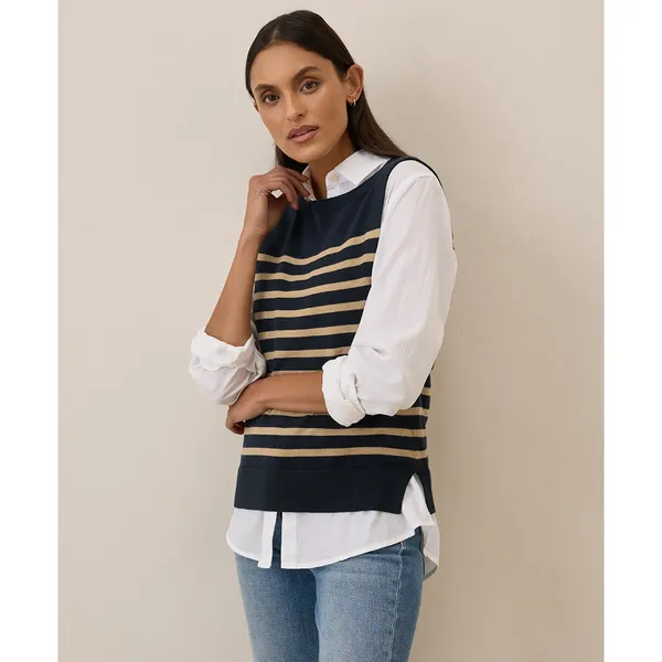 Pact Women's Classic Fine Knit Shell Sweater size medium - Image 6