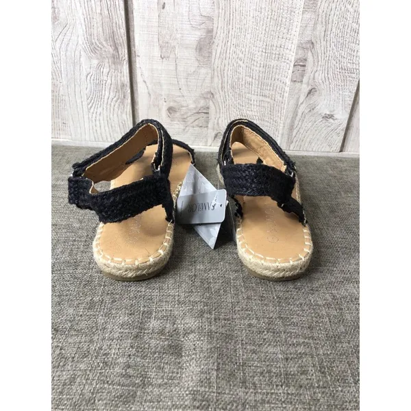 Samilor Womens Sandals Size 7 Black Straps Open Toe Boho Summer Casual Shoes - Image 3