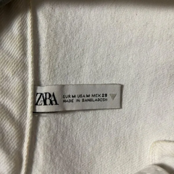 Zara White Denim Vest - Image 3