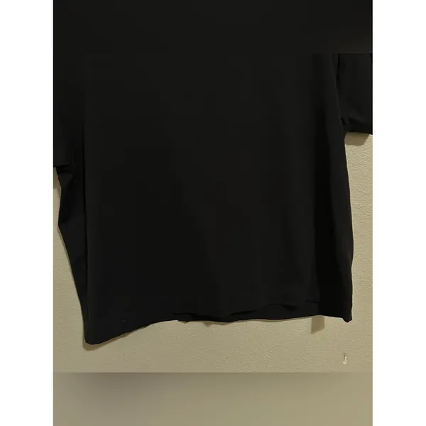 Athleta Black Nylon Athletic Short Sleeve Crewneck Shirt Women’s Size Medium - Image 3