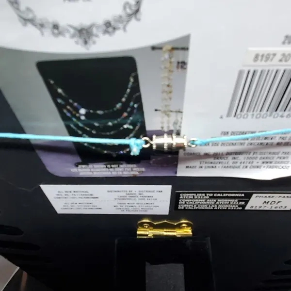 Turquoise Beaded Blue Necklace Blue - Image 3