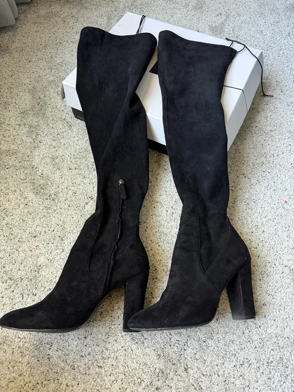 DV by Dolce Vita Over-the-Knee Suede High Heel Boots - Image 2