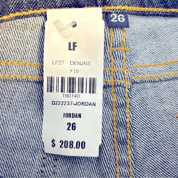 Carmar Flare Jordan Stretch Mid Rise Dark Wash Button Fly‎ Jeans Size 26 NWT - Image 10