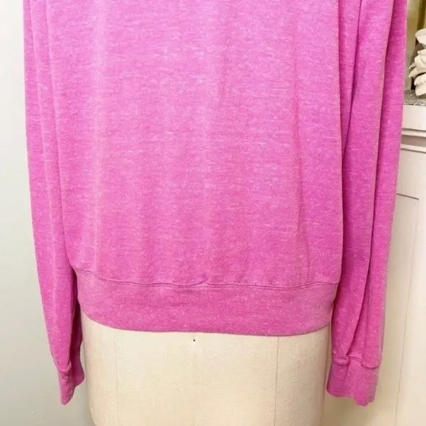 Nike Pink Vintage Logo Hoodie Sweatshirt Pullover Medium - Image 7