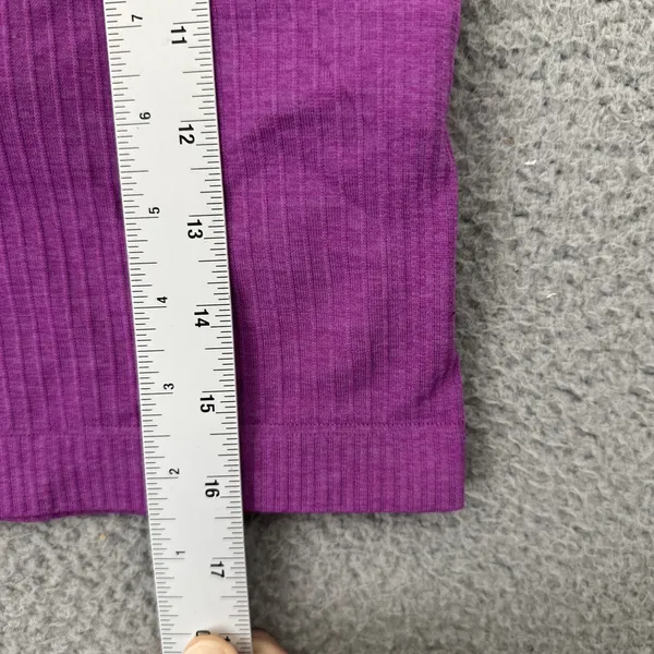 Lululemon Ebb to Street Cropped Racerback Tank Top Vivid Plum Athletic Women's 4 - Image 8