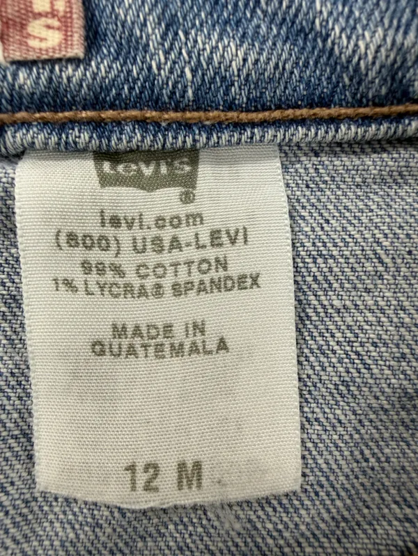 Levis 515 Bootcut Jeans Y2K Light Wash Mid Rise‎ Stretch Denim Blue Womens 12 - Image 8