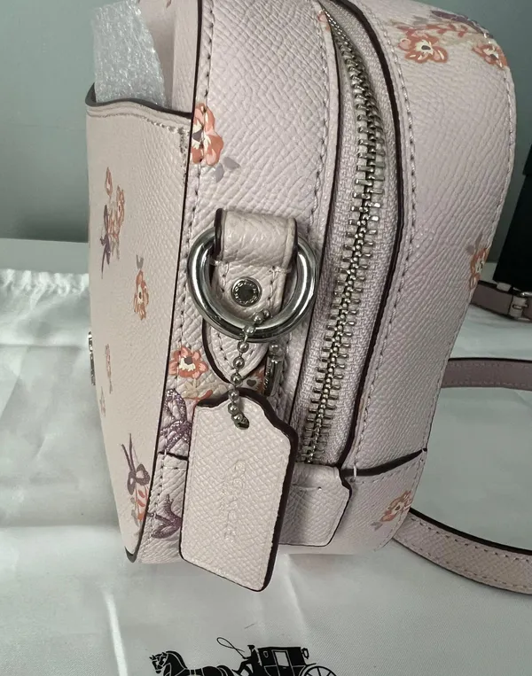 Coach Camera Bag With Floral Bow Print - Image 10