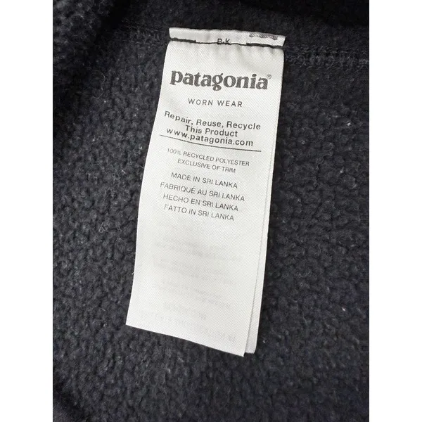Patagonia Womens Better Sweater 1/4-Zip Pullover Fleece Sweater Jacket Knit Sz S - Image 5