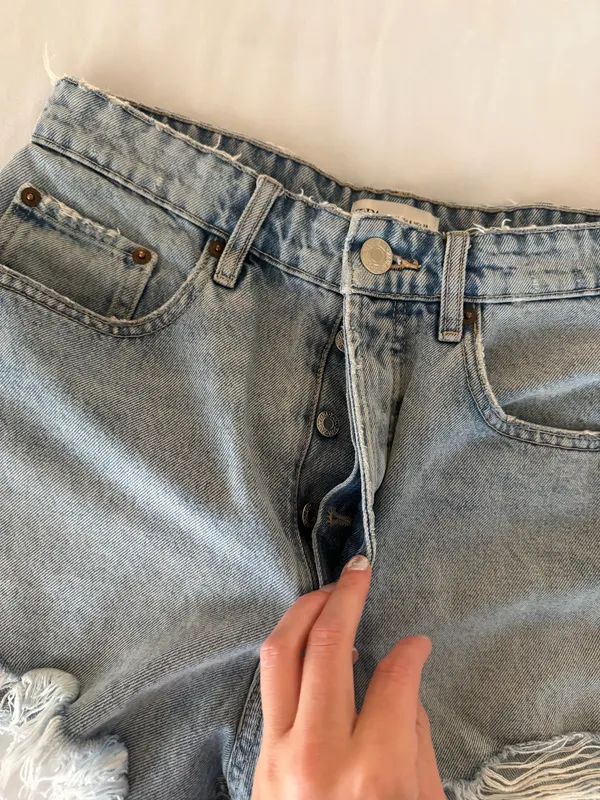 ZARA Jean Shorts High-Waisted - Image 5