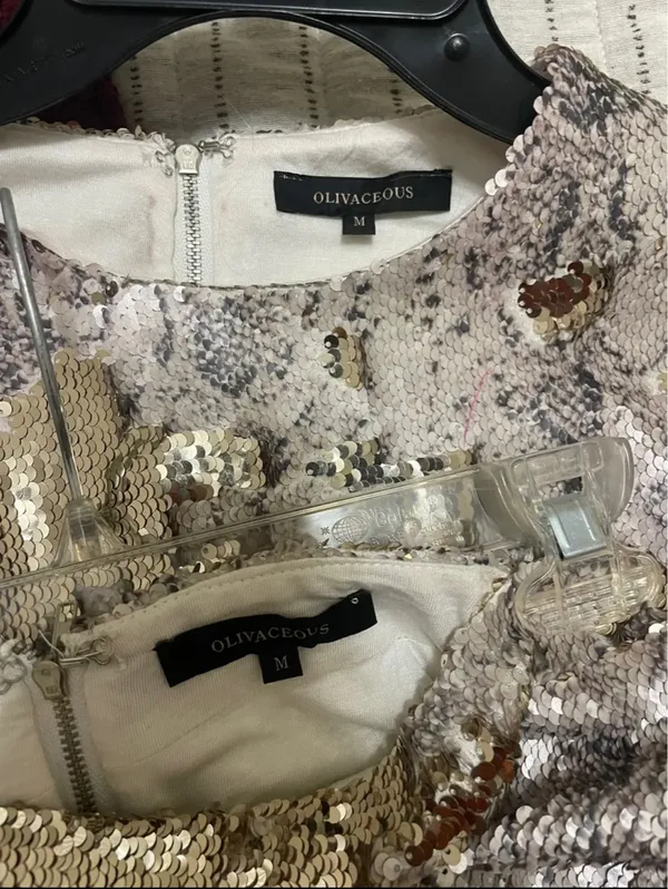 Olivaceous Sequin Two Piece Set - Image 4