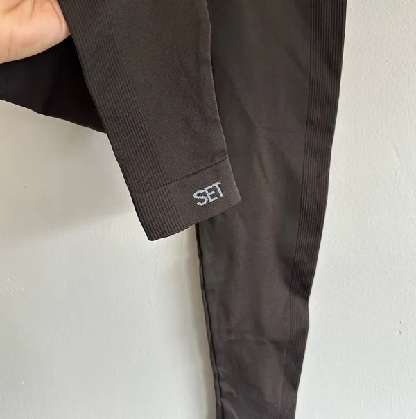 Set Active Espresso Leggings Sculptflex Brown Small - Image 4