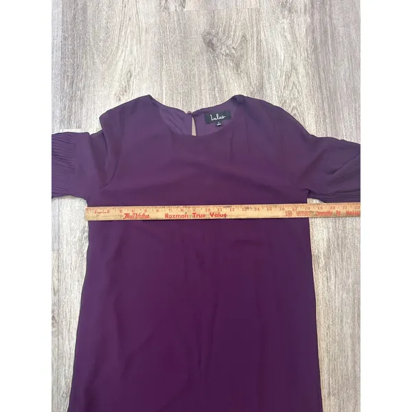 Lulus Move and‎ Shake Plum Purple Shift Dress Size Small - Image 9