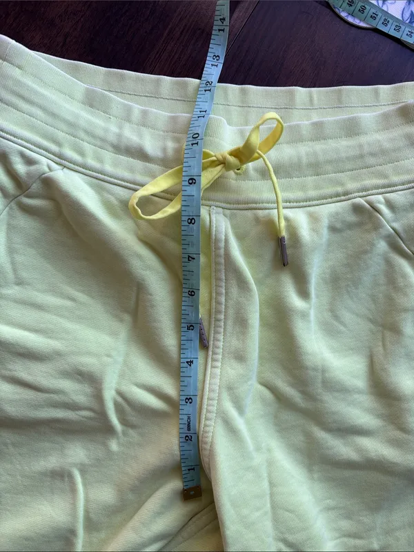 Lululemon Scuba High-Rise Cropped Jogger Sz 8 Wasabi Green Neon Yellow Athlete - Image 10