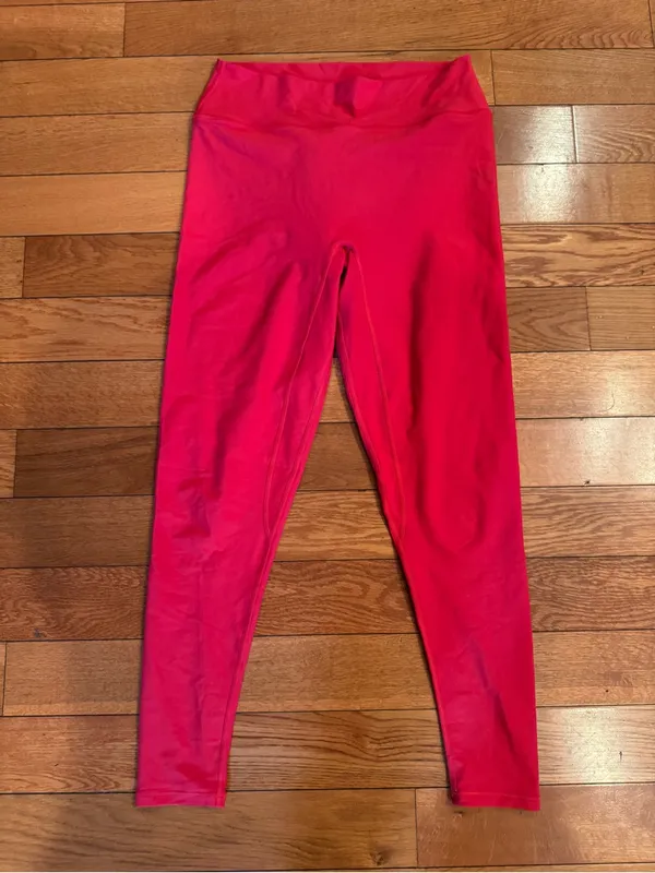 White Fox Boutique Red High-Waisted Leggings - Size Large (NWOT) - Image 2