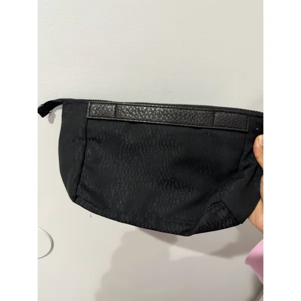 Lululemon Travel Easy Kit‎ Pouch Leather Trim Black L - Image 3
