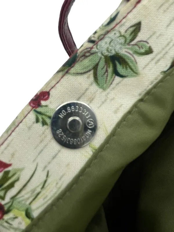 Longaberger #23540 Holiday Gift Bag Holiday Stripe Holiday Botanical Tote - Image 8