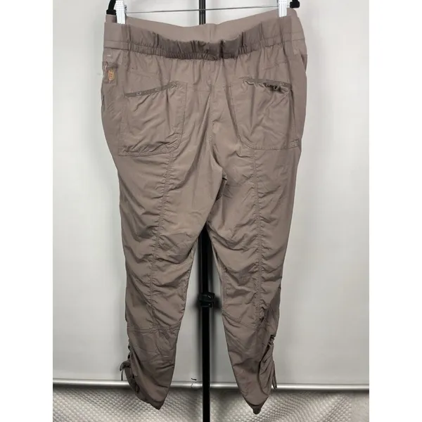 Indygena Nakato Crop Capri Taupe Brown‎ Hiking Outdoor Athletic Pull On Pants XL - Image 3