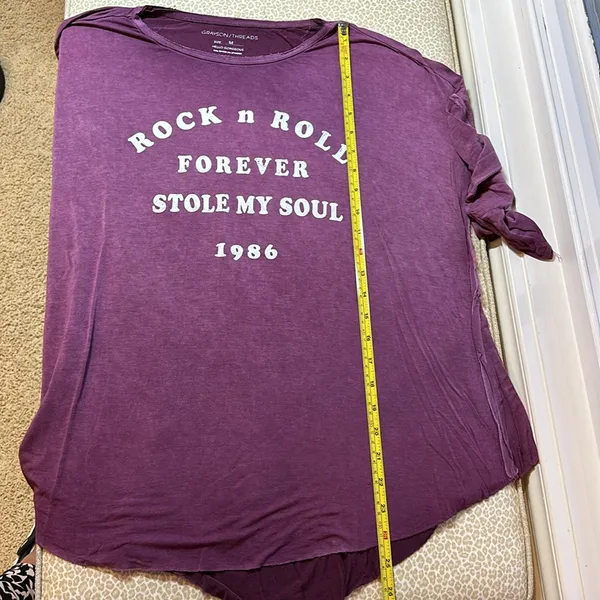 Grayson Threads Rock & Roll Forever Stole My Soul 1986 Tee Shirt - Image 10