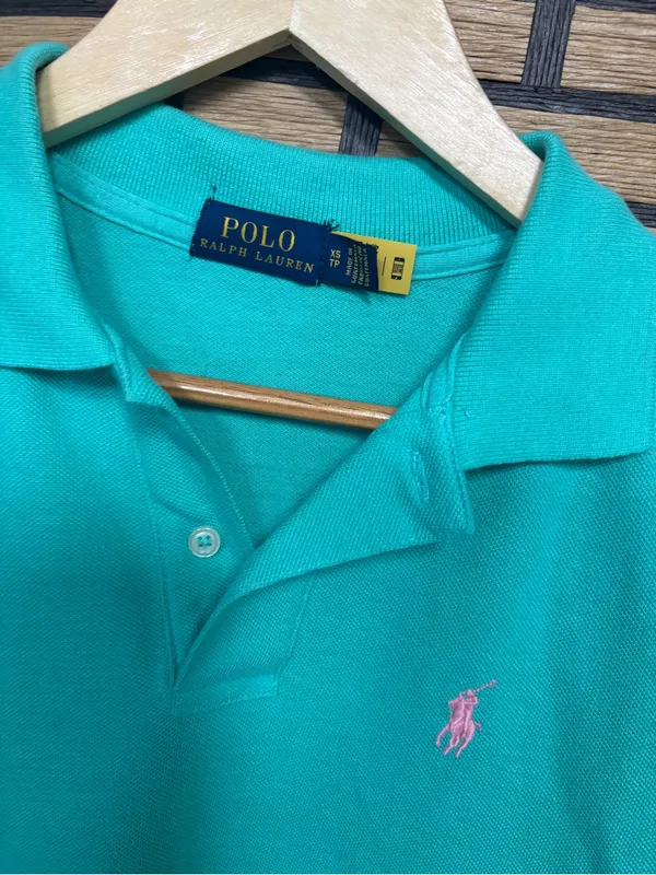 Polo Ralph Lauren teal polo dress size XS - Image 5