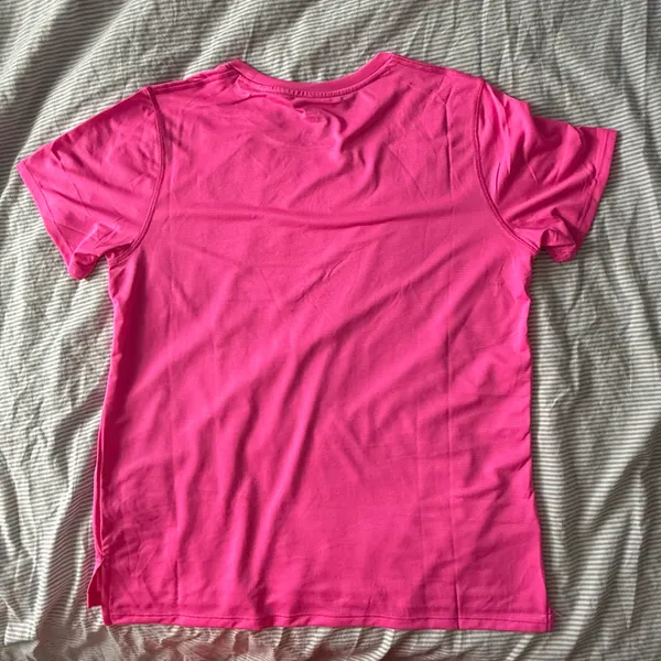 Women’s New Balance Neon Pink Activewear Shirt - Image 6