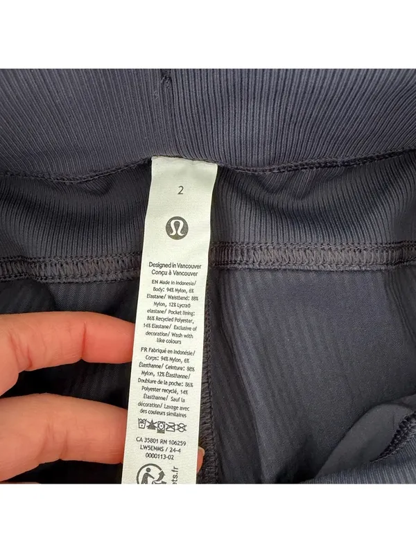 Lululemon Dance Studio Mid Rise Jogger Size 2 Regular Black Night Athleisure NEW - Image 5