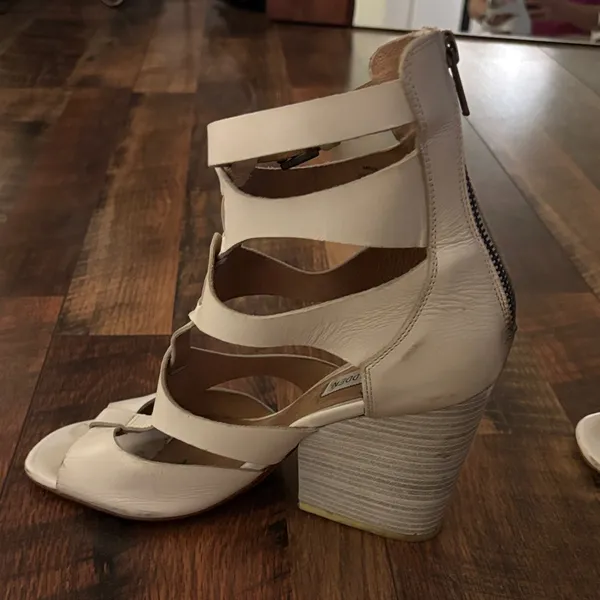 Steve madden White Strappy Heeled Sandals - Image 2