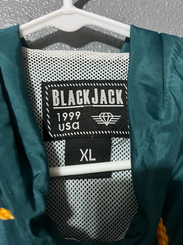 Blackjack windbreaker Green Size XL - Image 2