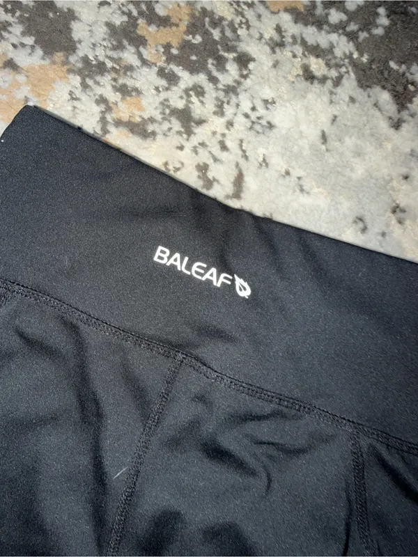 Baleaf Black Men’s Athletic Compression Joggers - Image 5