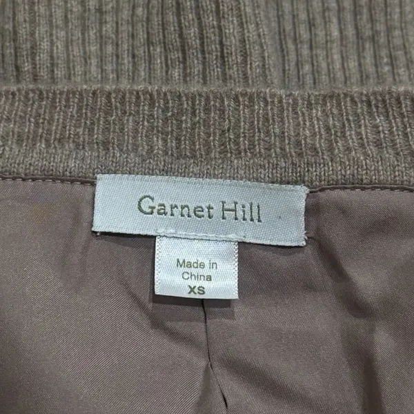 Garnet Hill Cashmere and Silk‎ Capsule Granola Girl Old Money Cardigan Size XS - Image 6